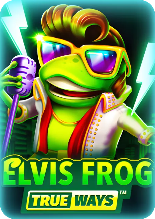 Elvis Frog Trueways slot game by BGaming - Play free at PlaySlotsMobile sweepstakes casino